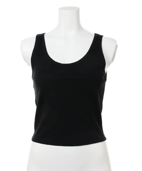 WEGO（ウィゴー）の「WEGO/テレコクロップドタンクトップ（タンクトップ・レディース・オフホワイト/ブラック/ブラック系その他/ライム/ブルー/チェック・FREE）」の12枚目の写真