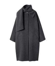 LE CIEL BLEU Double Faced Cape COAT ブルー LE CIEL BLEU Double Faced Cape COAT ブルーMaileg メイレグ