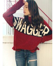 GYDA（ジェイダ）の「SWAGGERジャガードニットTOPS（ニット/セーター