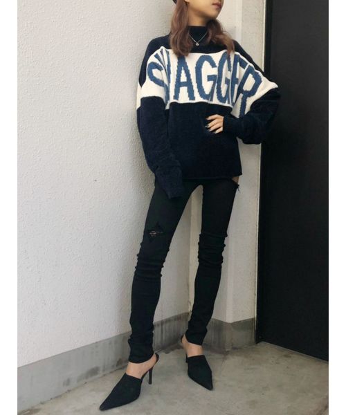 GYDA（ジェイダ）の「SWAGGERジャガードニットTOPS（ニット/セーター