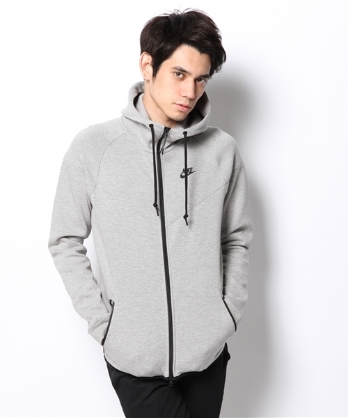 NIKE（ナイキ）の「NIKE TECH FLEECE 1.0 WINDRUNNER（ジャージ・メンズ・グレー/ブラック/ブルー/レッド・SMALL/MEDIUM/LARGE）」の3枚目の写真