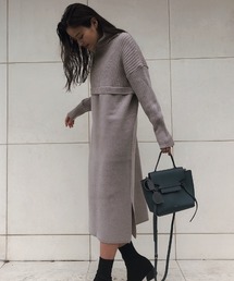 TRUNC 88�i�g�����N�G�C�e�B�[�G�C�g�j�́uLayered Rib Knit One-Piece�i�����s�[�X�j�v