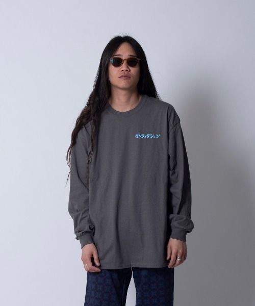 FUN/FOR/FICTION（ファンフォーフィクション）の「『FUN FOR FICTION』THE FICTION LS T（Tシャツ/カットソー・メンズ・オフホワイト/チャコールグレー・FREE）」の2枚目の写真