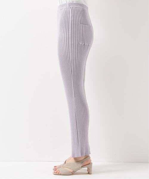 JOINT WORKS(ジョイントワークス)の「リブフレアパンツ(その他パンツ・レディース・ベージュ/パープル/ブラウン・FREE)」の7枚目の写真