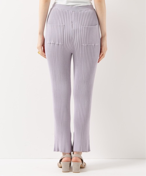 JOINT WORKS(ジョイントワークス)の「リブフレアパンツ(その他パンツ・レディース・ベージュ/パープル/ブラウン・FREE)」の8枚目の写真