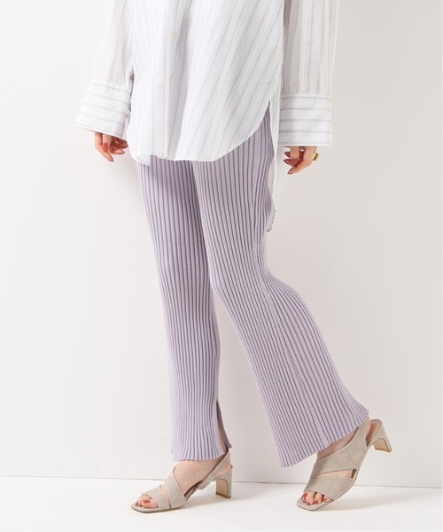 JOINT WORKS(ジョイントワークス)の「リブフレアパンツ(その他パンツ・レディース・ベージュ/パープル/ブラウン・FREE)」の18枚目の写真