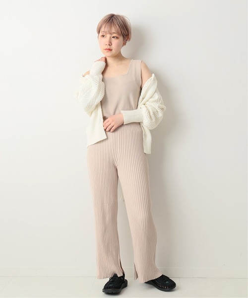 JOINT WORKS(ジョイントワークス)の「リブフレアパンツ(その他パンツ・レディース・ベージュ/パープル/ブラウン・FREE)」の22枚目の写真