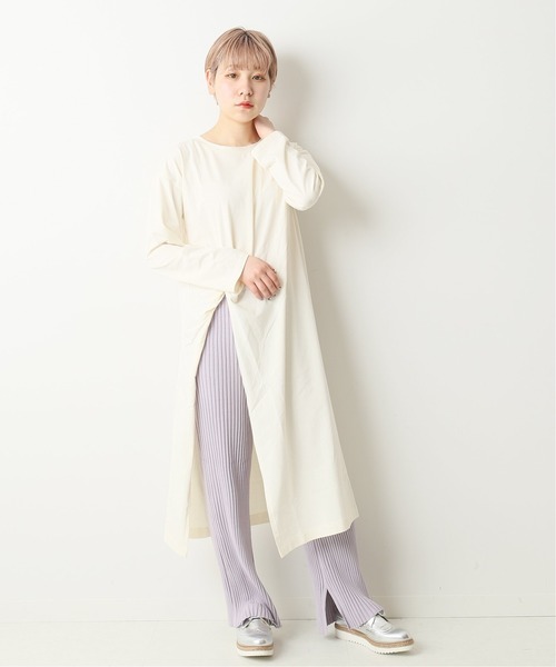 JOINT WORKS(ジョイントワークス)の「リブフレアパンツ(その他パンツ・レディース・ベージュ/パープル/ブラウン・FREE)」の21枚目の写真