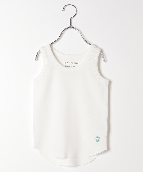 BAYFLOW（ベイフロー）の「[KIDS]ミニワッフルタンク（タンクトップ・キッズ・ホワイト/アクア/チャコール・SMALL/MEDIUM/LARGE/X-LARGE/XX-LARGE）」の16枚目の写真