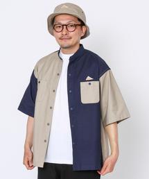 KELTY | KELTY(ケルティ)別注バンドカラー半袖シャツ(その他⇒WEB限定カラー)(シャツ/ブラウス)