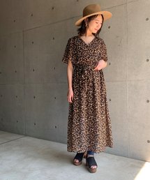 FUN.TRINITY | 柄カシュクールワンピース(ワンピース)