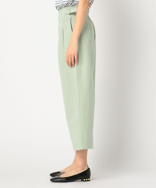 fredy repit（フレディレピ）の「C/Liツイルワイドクロップドパンツ（デニムパンツ・レディース・オフホワイト/ミント・38/36）」の4枚目の写真