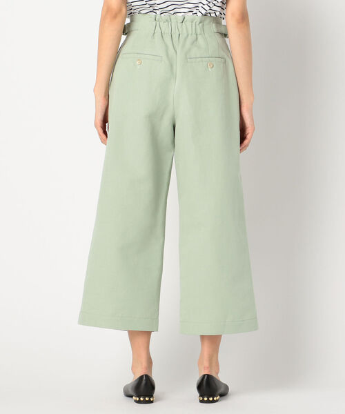 fredy repit（フレディレピ）の「C/Liツイルワイドクロップドパンツ（デニムパンツ・レディース・オフホワイト/ミント・38/36）」の5枚目の写真