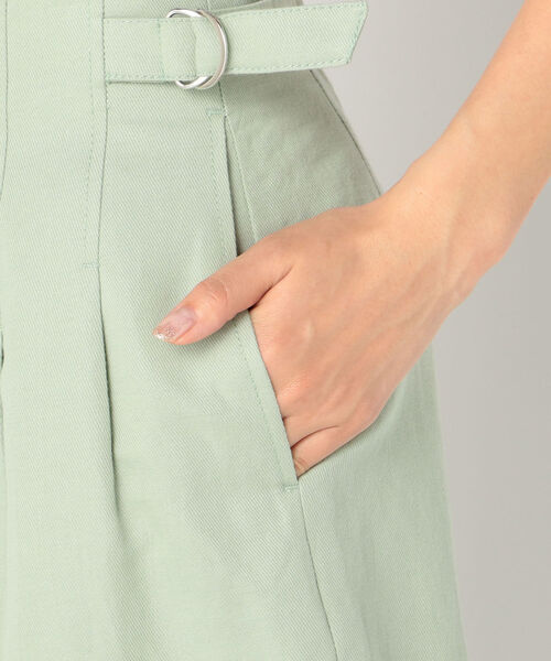 fredy repit（フレディレピ）の「C/Liツイルワイドクロップドパンツ（デニムパンツ・レディース・オフホワイト/ミント・38/36）」の7枚目の写真