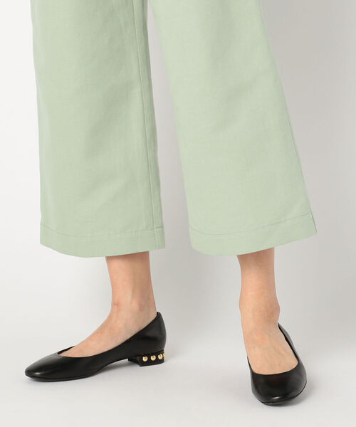 fredy repit（フレディレピ）の「C/Liツイルワイドクロップドパンツ（デニムパンツ・レディース・オフホワイト/ミント・38/36）」の9枚目の写真