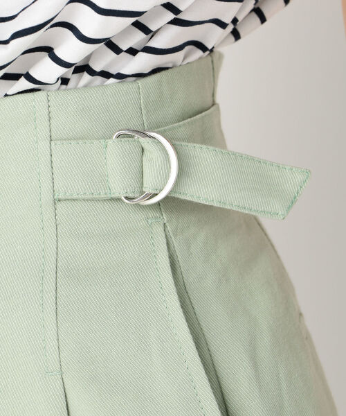 fredy repit（フレディレピ）の「C/Liツイルワイドクロップドパンツ（デニムパンツ・レディース・オフホワイト/ミント・38/36）」の10枚目の写真