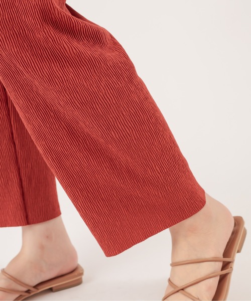 natural couture（ナチュラルクチュール）の「【ZOZO限定】ワッシャーカットロングT&パンツセット（セットアップ・レディース・ブラック/アイボリー/モカ/レンガ・FREE）」の22枚目の写真