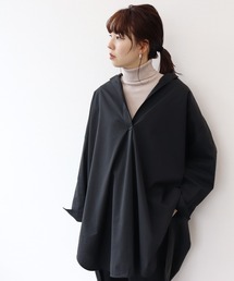 DRESSLAVE（ドレスレイブ）の「Sugar Rose / henley neck big shirt(ヘンリーネックビッグシャツ)（シャツ/ブラウス・レディース）」