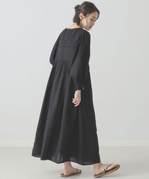 長屋なぎさ×BEAMS LIGHTS / レース タック ワンピース