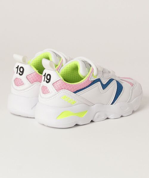 MSGM（エムエスジーエム）の「MSGM(エムエスジーエム)Kids & Junior ダットスニーカー（スニーカー・キッズ・ホワイト×ピンク/ホワイト系その他・28/29/31/33/30/32/34/35/36/38/37）」の4枚目の写真