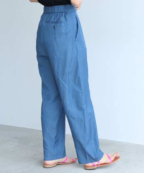 nitca（ニトカ）の「*◇C/CU/LIラチネバックシームパンツ（その他パンツ・レディース・グリーン/アイボリー/サックスブルー/ネイビー・FREE）」の8枚目の写真