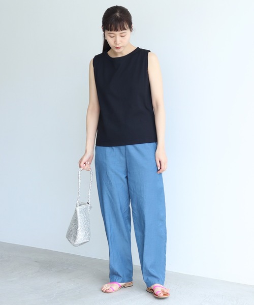 nitca（ニトカ）の「*◇C/CU/LIラチネバックシームパンツ（その他パンツ・レディース・グリーン/アイボリー/サックスブルー/ネイビー・FREE）」の10枚目の写真