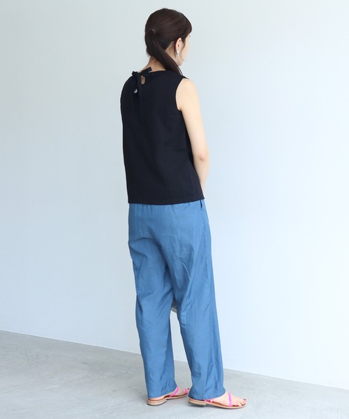 nitca（ニトカ）の「*◇C/CU/LIラチネバックシームパンツ（その他パンツ・レディース・グリーン/アイボリー/サックスブルー/ネイビー・FREE）」の12枚目の写真