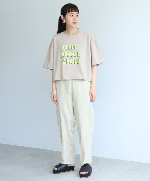 nitca（ニトカ）の「*◇C/CU/LIラチネバックシームパンツ（その他パンツ・レディース・グリーン/アイボリー/サックスブルー/ネイビー・FREE）」の18枚目の写真