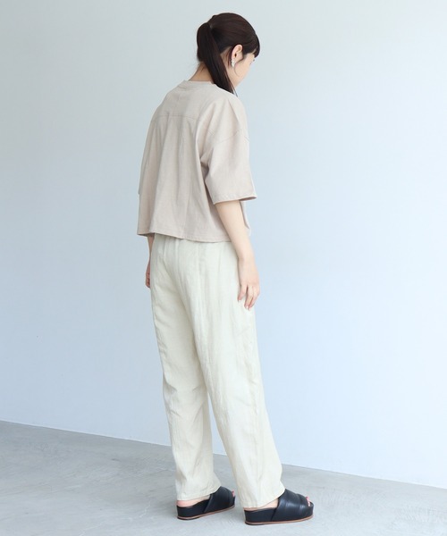 nitca（ニトカ）の「*◇C/CU/LIラチネバックシームパンツ（その他パンツ・レディース・グリーン/アイボリー/サックスブルー/ネイビー・FREE）」の21枚目の写真