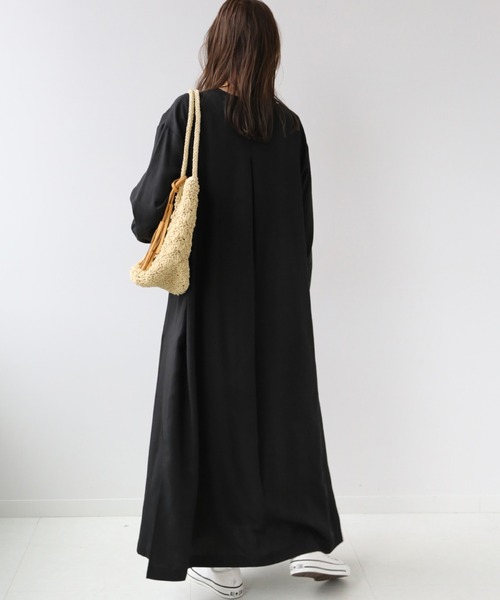 JOURNAL STANDARD relume ウォッシャブルウーリッシュツイル セール】ウォッシャブルリヨセルツイルロングワンピース