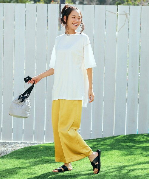 pink adobe（ピンクアドベ）の「◆【Lee別注】巾着ショルダーバッグ（ショルダーバッグ・レディース・ブラック/ベージュ系その他/グレー系/アイボリー系/カーキ系・00）」の10枚目の写真