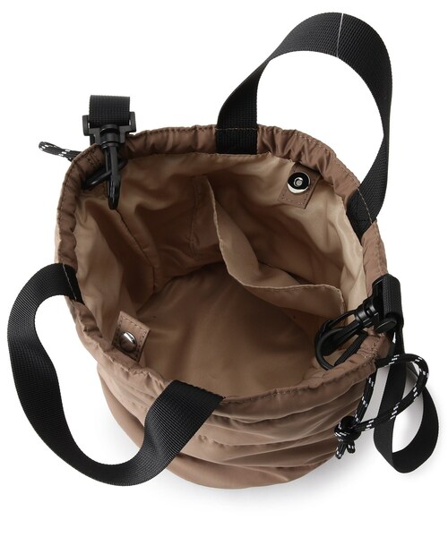 pink adobe（ピンクアドベ）の「◆【Lee別注】巾着ショルダーバッグ（ショルダーバッグ・レディース・ブラック/ベージュ系その他/グレー系/アイボリー系/カーキ系・00）」の9枚目の写真