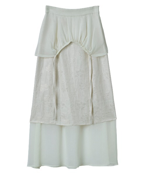 【新品】アメリヴィンテージ CLAIRE JACQUARD BUD SKIRT Ameri（アメリ）の「CLAIRE JACQUARD BUD SKIRT（スカート