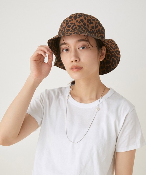 GANNI（ガニー）の「【GANNI】Printed Cottton Poplin Hat