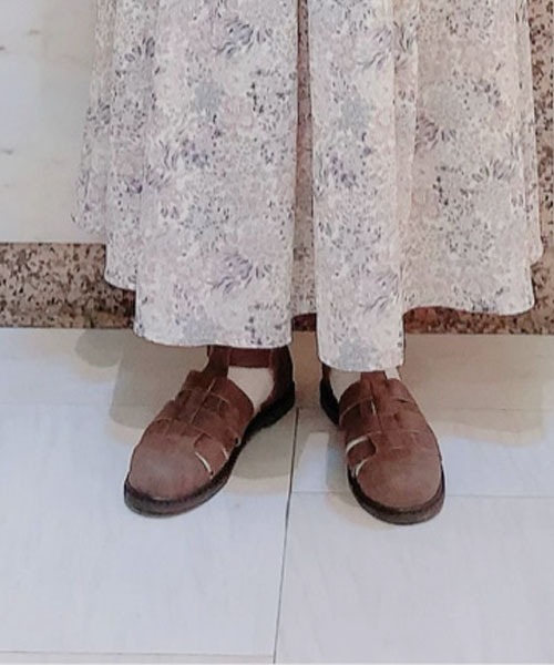 ehka sopo（エヘカソポ）の「グルカサンダル（サンダル・レディース・ブラウン/ベージュ/モカ・MEDIUM/LARGE）」の3枚目の写真