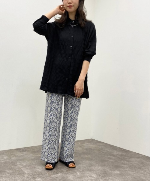 apres jour mignon（アプレジュールミニョン）の「クシュクシュクロスＢＩＧシャツ【ZOZOTOWN限定アイテム】（シャツ/ブラウス・レディース・アイボリー/ベージュ/ブラック・X-LARGE/フリー）」の18枚目の写真