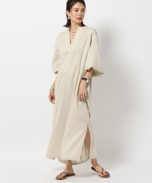 セール Babylone リネンツイルスキッパーワンピース 手洗い可能 Uvカット ワンピース Babylone バビロン のファッション通販 Zozotown