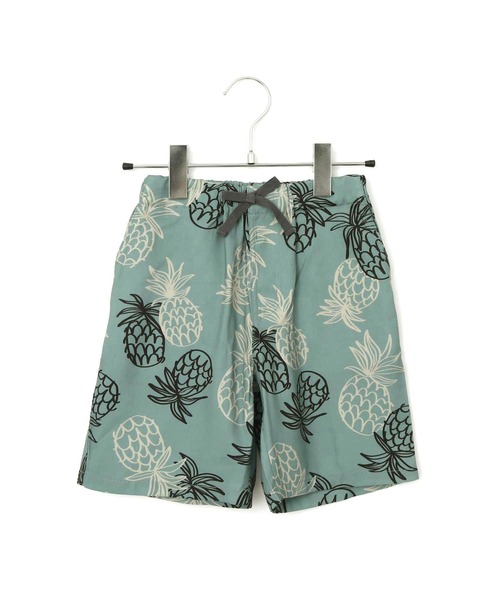 MAKE YOUR DAY（メイクユアデイ）の「パイナップル柄5分丈パンツ■80～140cm（その他パンツ・キッズ・ミント/モカ・90/100/110/120/80/130/140）」の9枚目の写真