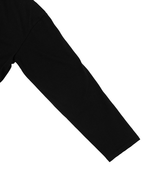 Figments（フィグメンツ）の「ワンポイントロゴロンT（Tシャツ/カットソー・レディース・グリーン/ブラック/ホワイト/マスタード/パープル/ベージュ/サックスブルー・FREE）」の15枚目の写真