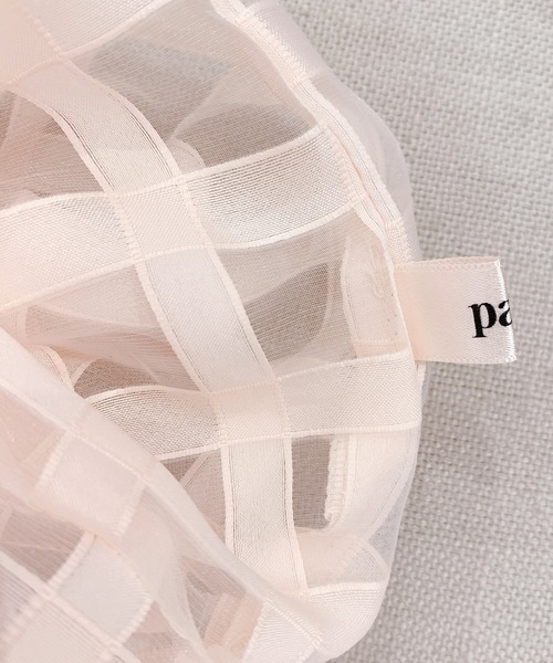 PAIN（ペイン）の「オーガンジービッグシュシュ（シュシュ・レディース・ブラック/ピンク系その他/ブラック系その他/ホワイト系その他/ピンク/ホワイト・FREE）」の9枚目の写真