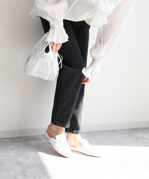 JOURNAL STANDARD(ジャーナルスタンダード)の「12ozデニムテーパード5PKパンツ(デニムパンツ・レディース・ブラック/サックスブルー・36/38)」の21枚目の写真