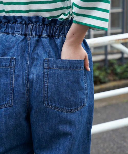 CIAOPANIC TYPY（チャオパニックティピー）の「【ZOZOTOWN限定】コットンリネンデニムハイウエストパンツ（デニムパンツ・レディース・ネイビー/ブルー・MEDIUM/SMALL）」の9枚目の写真