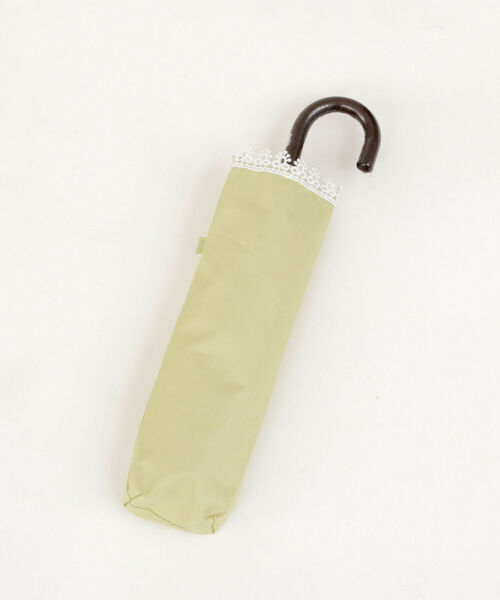 Afternoon Tea（アフタヌーンティー）の「プチフラワーレース晴雨兼用折りたたみ傘 日傘（折りたたみ傘・レディース・ブラック/ネイビー/イエロー・ONE SIZE）」の5枚目の写真