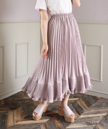 【Web限定】切替プリーツスカート