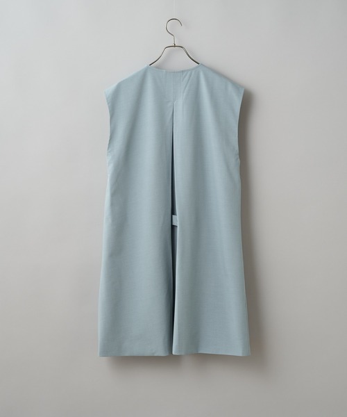 CIAOPANIC（チャオパニック）の「■タックデザインロングジレ/セットアップ着用可能（ベスト・レディース・グレー/ブルー・FREE）」の7枚目の写真