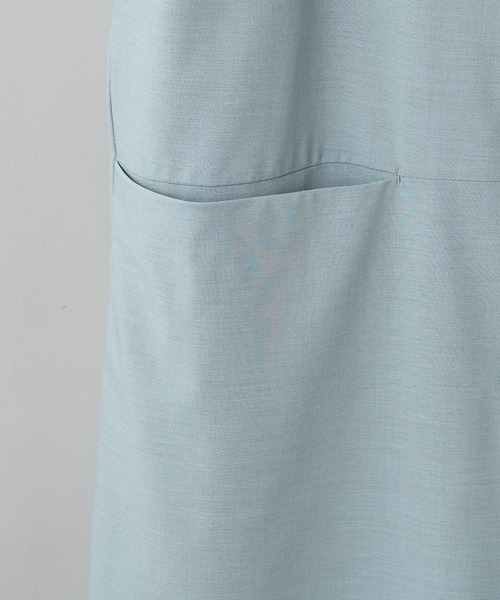 CIAOPANIC（チャオパニック）の「■タックデザインロングジレ/セットアップ着用可能（ベスト・レディース・グレー/ブルー・FREE）」の6枚目の写真