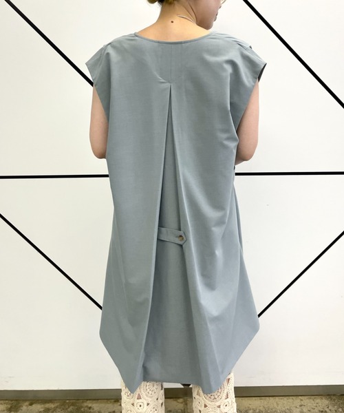 CIAOPANIC（チャオパニック）の「■タックデザインロングジレ/セットアップ着用可能（ベスト・レディース・グレー/ブルー・FREE）」の11枚目の写真