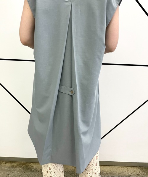 CIAOPANIC（チャオパニック）の「■タックデザインロングジレ/セットアップ着用可能（ベスト・レディース・グレー/ブルー・FREE）」の12枚目の写真