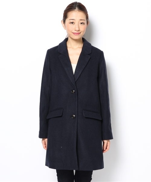 CIAOPANIC（チャオパニック）の「【Ciaopanic】メルトンチェスターコート（チェスターコート・レディース・キャメル/グレー/ネイビー/オフホワイト・FREE）」の13枚目の写真