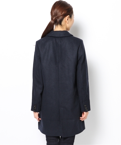 CIAOPANIC（チャオパニック）の「【Ciaopanic】メルトンチェスターコート（チェスターコート・レディース・キャメル/グレー/ネイビー/オフホワイト・FREE）」の7枚目の写真